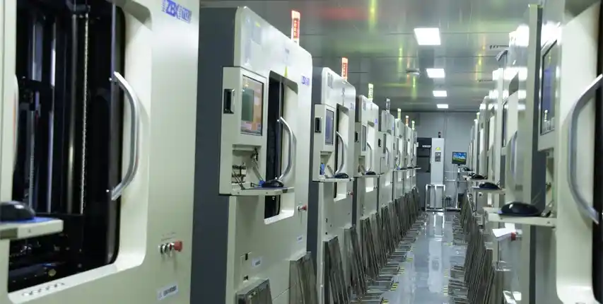 Advanced equipment and automated production line for high-quality PCB manufacturing in a modern factory